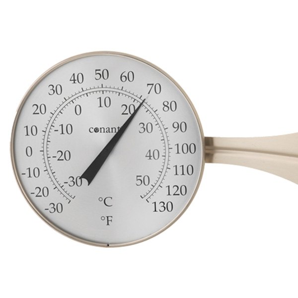 Conant® - Decor Satin Nickel Convertible Dial Thermometer