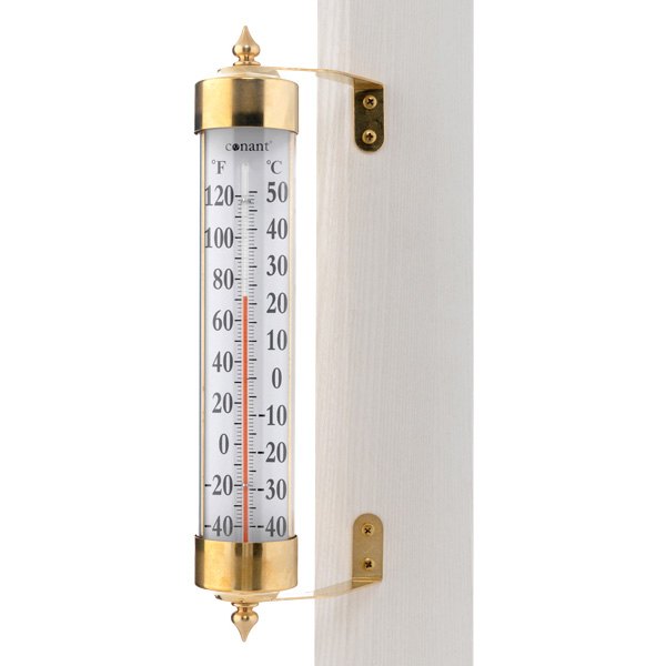 Conant® - Vermont Living Finish Brass Grande View Thermometer