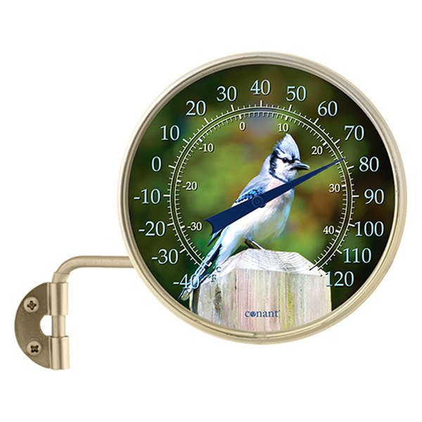 Conant® - Decor Satin Nickel Small Dial Thermometer
