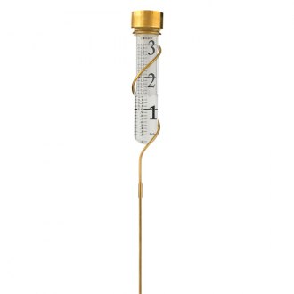 CONANT T1LFB Vermont Indoor/Outdoor Thermometer, Living Finish Brass