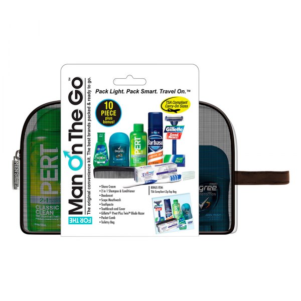 Convenience Kits® - Man On The Go™ Mesh Bag Travel Kit