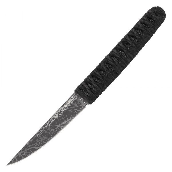 Columbia River Knife & Tool® - Obake™ 3.64" Black Straight Back Fixed Knife with Sheath