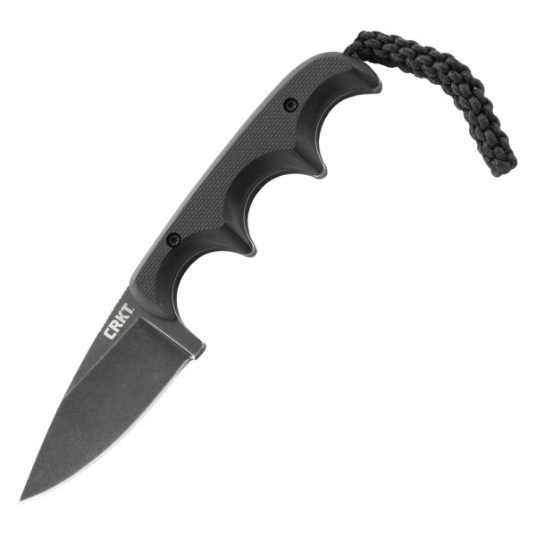 Columbia River Knife & Tool® - Minimalist™ Black Drop Point Fixed Knife with Sheath