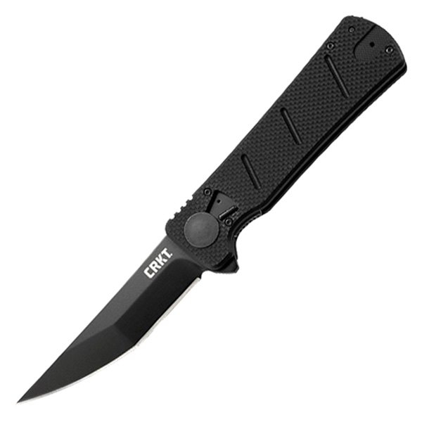 Columbia River Knife & Tool® - Goken™ 3.693" Black Tanto Folding Knife