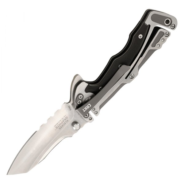 Columbia River Knife & Tool® - Graphite™ 3.06" Clip Point Serrated Folding Knife