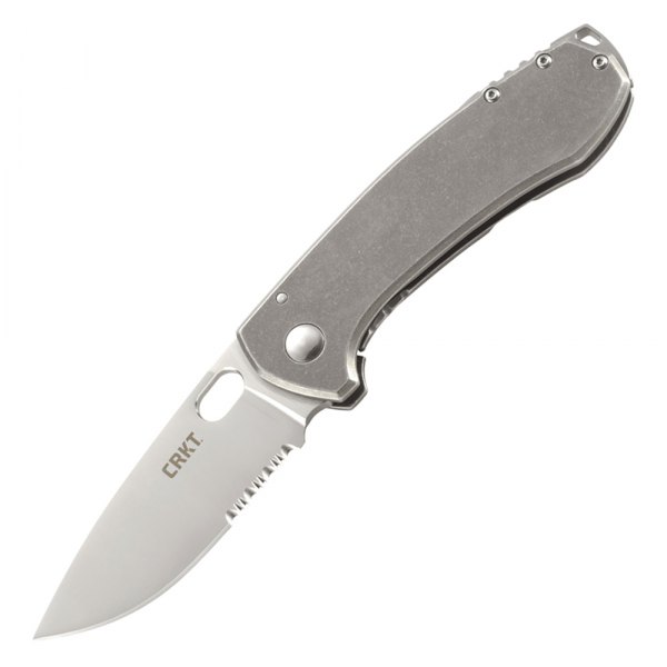 Columbia River Knife & Tool® - Amicus™ With Triple Point™ 3.4" Drop Point Serrated Folding Knife
