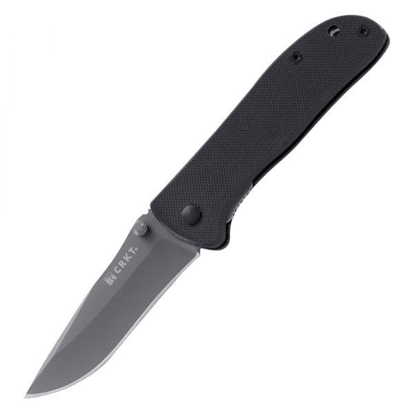 Columbia River Knife & Tool® - Drifter 2.88" Black Stonewash Clip Point Folding Knife
