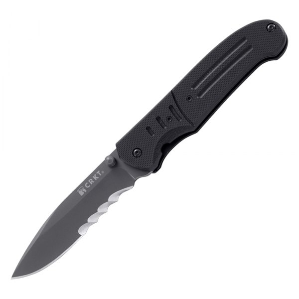 Columbia River Knife & Tool® - Ignitor™ T 3.38" Clip Point Serrated Folding Knife