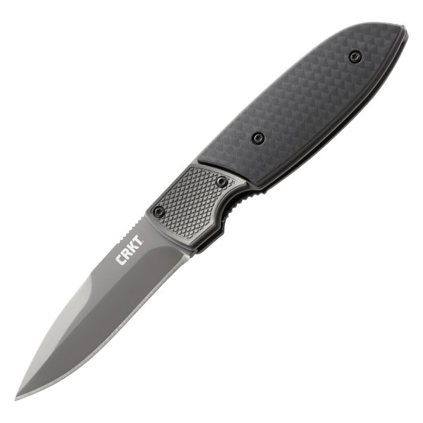 Columbia River Knife & Tool® - Fulcrum™ 2 Compact 2.77" Black Spear Point Folding Knife