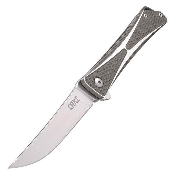 Columbia River Knife & Tool® - Crossbones 3.54" Straight Back Folding Knife