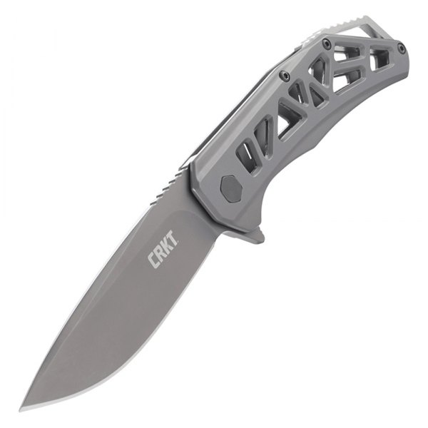 Columbia River Knife & Tool® - Gusset™ 3.57' Black Drop Point Folding Knife