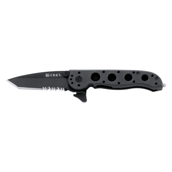 Columbia River Knife & Tool® - M16 Z™ 3" Black Tanto Serrated Folding Knife
