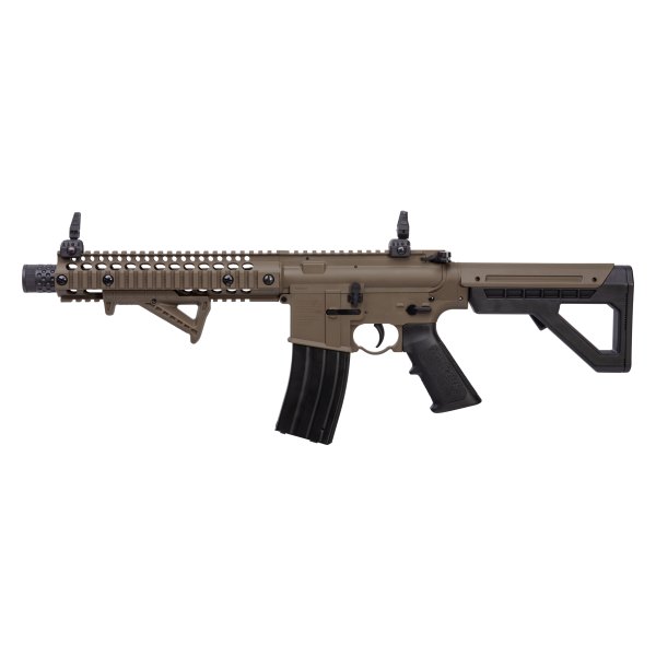 Crosman® - DPMS Panther Arms™ SBR™ BB CO2 Full/Semi-Auto Brown Air Rifle with Red Dot Sight