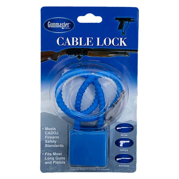 DAC Technologies® - 15" Blue Steel Key Lock Cable Lock
