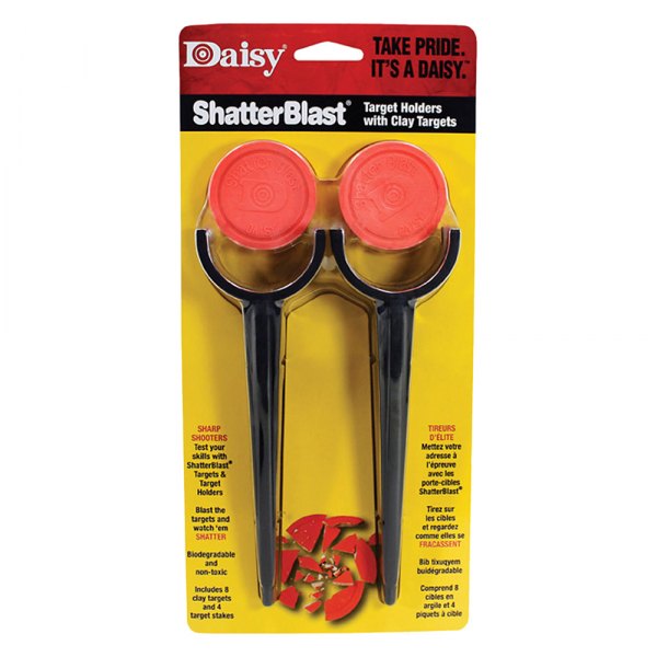 Daisy® - ShatterBlast Clay Targets with Target Stakes