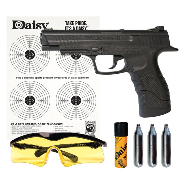 Daisy® - Powerline™ Model 415™ 0.177/BB CO2 Semi-Auto Air Pistol Kit