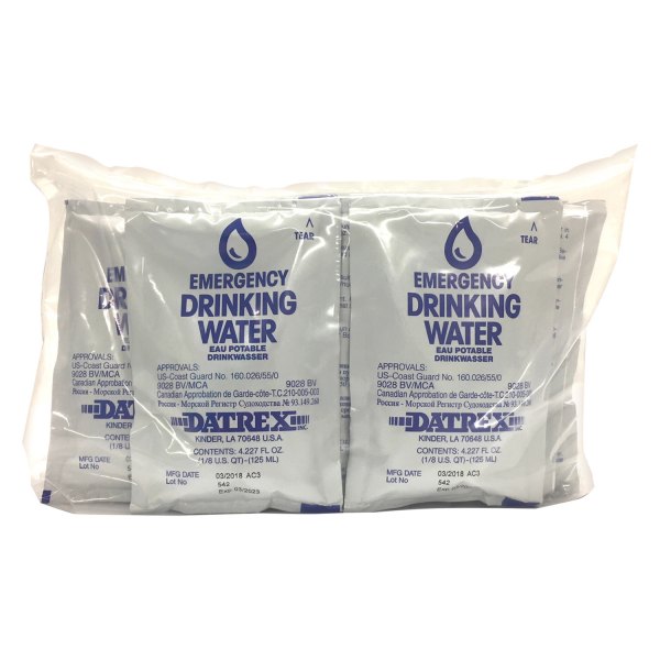 Datrex® - Emergency Drinking Water, 68 Cases per Pallet