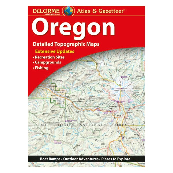 DeLorme® 010-12657-00 - Oregon Atlas & Gazetteer Paper Maps ...