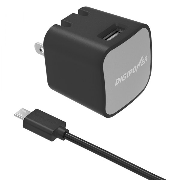  Digipower® - InstaSense™ USB Wall Charger with USB to Micro USB Cable