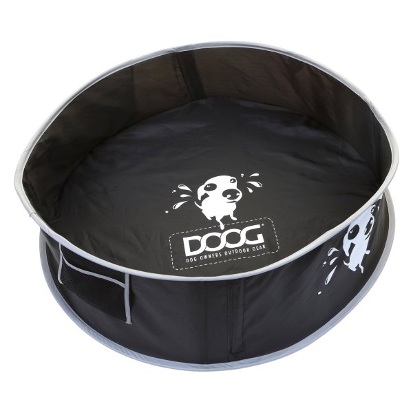 Doog USA® - Pop-Up Black Dog Pool (25"Dia x 9"H)