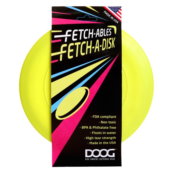 Doog USA® - Fetch-Ables Yellow Disc