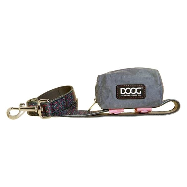Doog USA® - Gray Dog Leash Bag with Waste Bag Dispenser