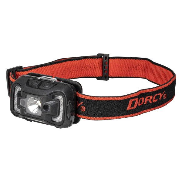 Dorcy® - 330 lm Rechargeable Motion Activated Black/Red LED Headlamp