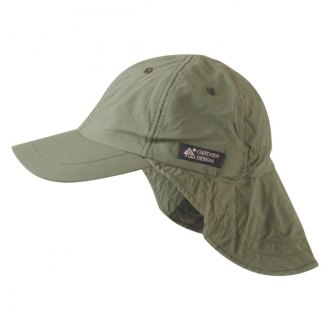 fossil in a baseball cap