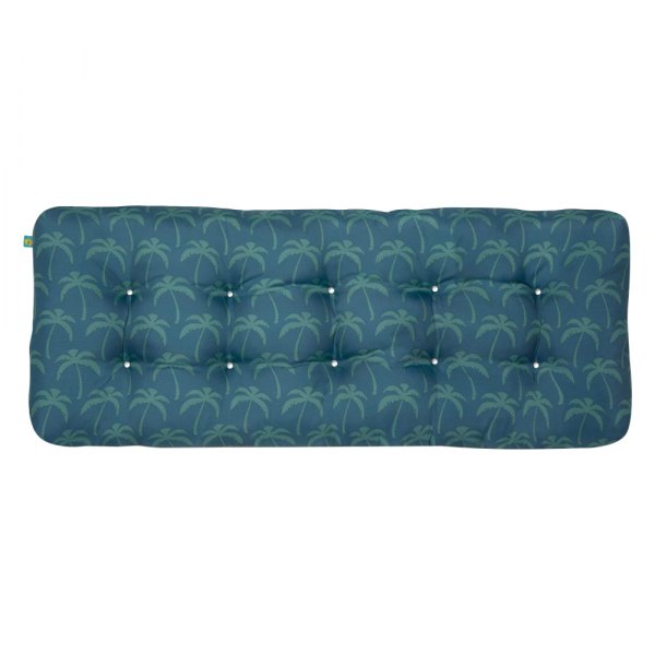Duck Covers® - Blue Oasis Palm Patio Bench Seat Cushion