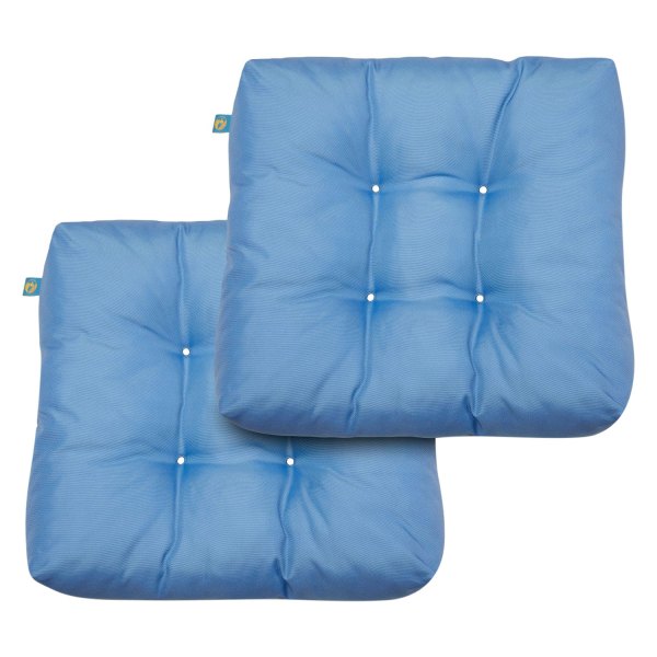 Duck Covers® - Periwinkle Blue Patio Chair Seat Cushion Set
