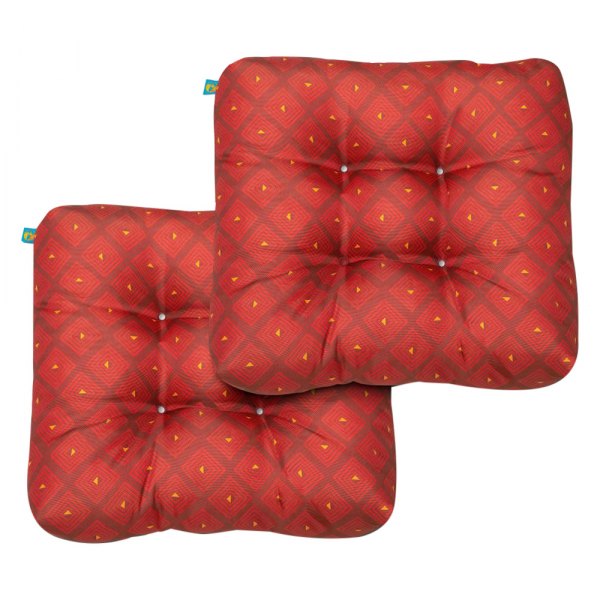 Duck Covers® - Ruby Mosaic Patio Chair Seat Cushion Set