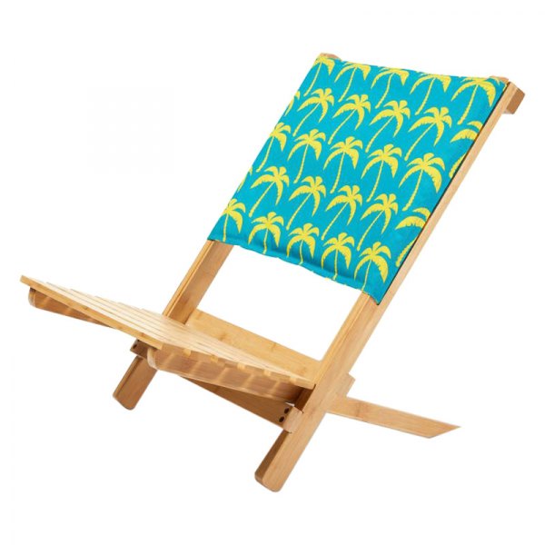 Duck Covers® - Real Teal Palm Bamboo Beach Chair