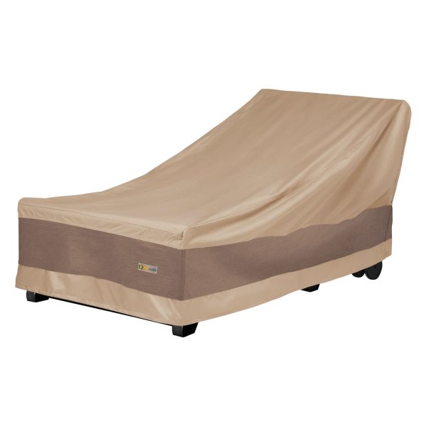 Duck Covers® - Elegant™ Swiss Coffee Single Patio Chaise Lounge Cover