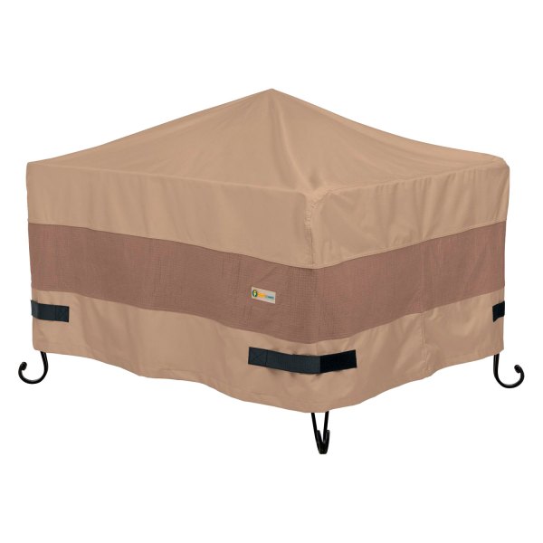 Duck Covers® - Elegant™ Square Swiss Coffee Fire Pit Cover (32" L x 32" W x 24" H)