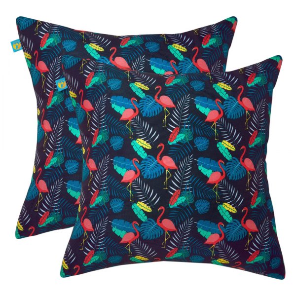 Duck Covers® - After Party Flamingo Patio Accent Pillows Set