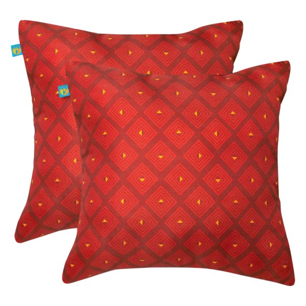 Duck Covers® - Ruby Mosaic Patio Accent Pillows Set