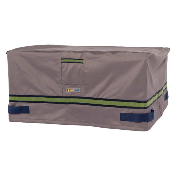 Duck Covers® - Soteria™ Rectangular Gray Fire Pit Cover (56" L x 38" W x 24" H)