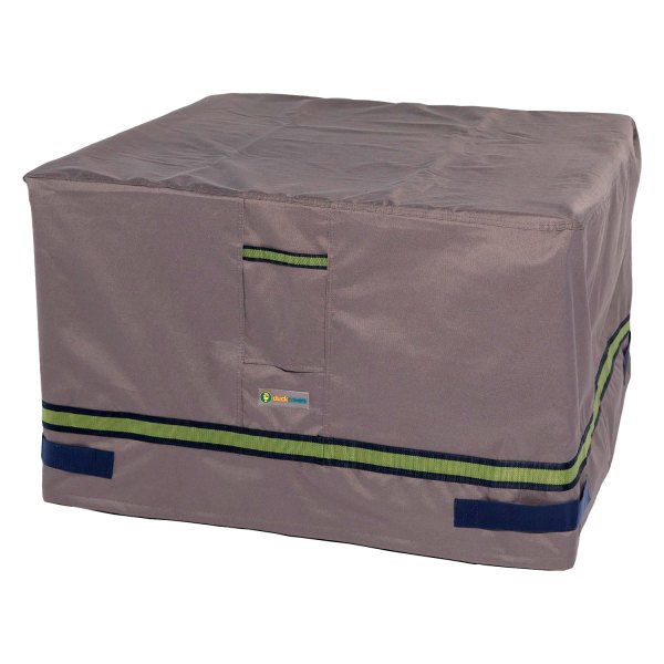 Duck Covers® - Soteria™ Square Gray Fire Pit Cover (32" L x 32" W x 24" H)