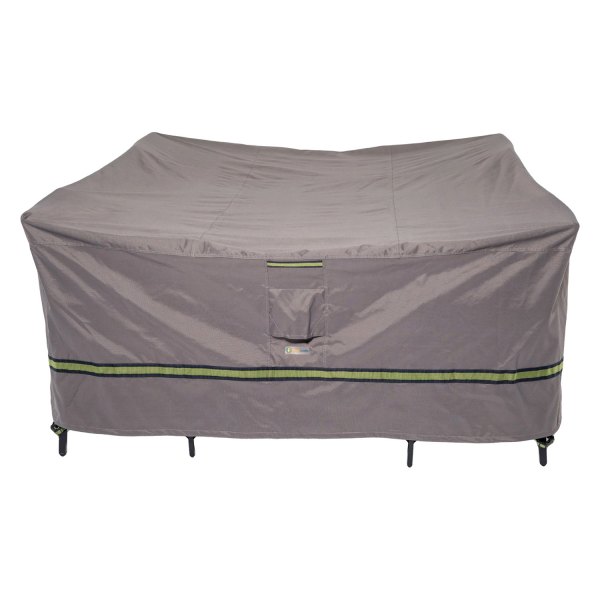 Duck Covers® - Soteria™ Gray Square Patio Table & Chair Combo Cover