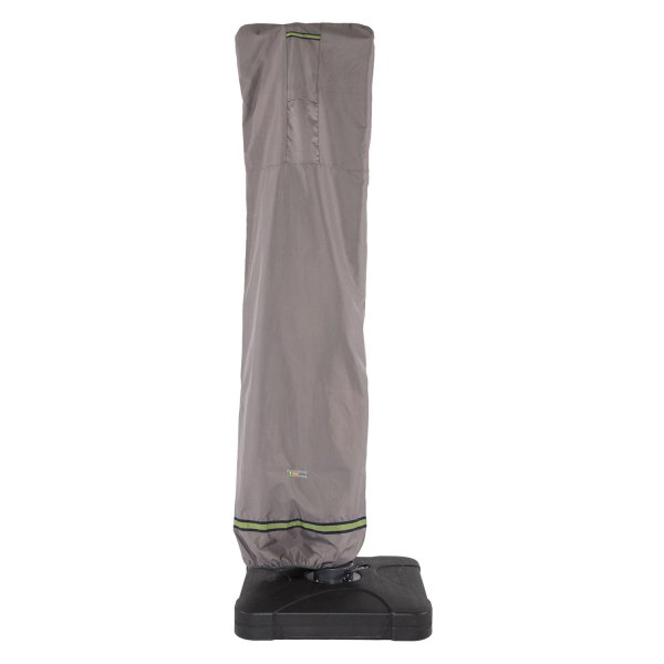 Duck Covers® - Soteria™ Gray Offset Waterproof Umbrella Canopy & Frame Cover