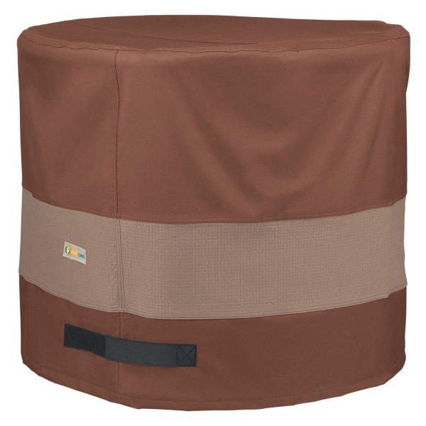 Duck Covers® - Ultimate™ Mocha Cappuccino Round Patio Air Conditioner Cover