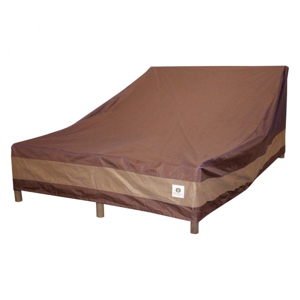 Duck Covers® - Ultimate™ Mocha Cappuccino Double Patio Chaise Lounge Cover
