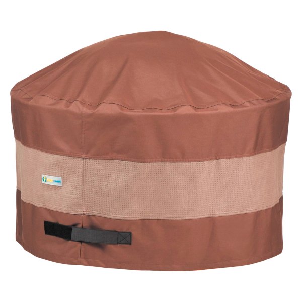 Duck Covers® - Ultimate™ Round Mocha Cappuccino Fire Pit Cover (32" D x 24" H)