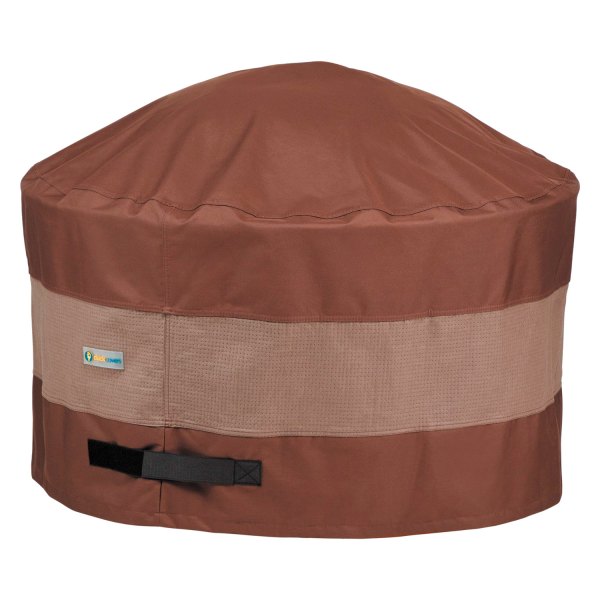 Duck Covers® - Ultimate™ Round Mocha Cappuccino Fire Pit Cover (44" D x 24" H)