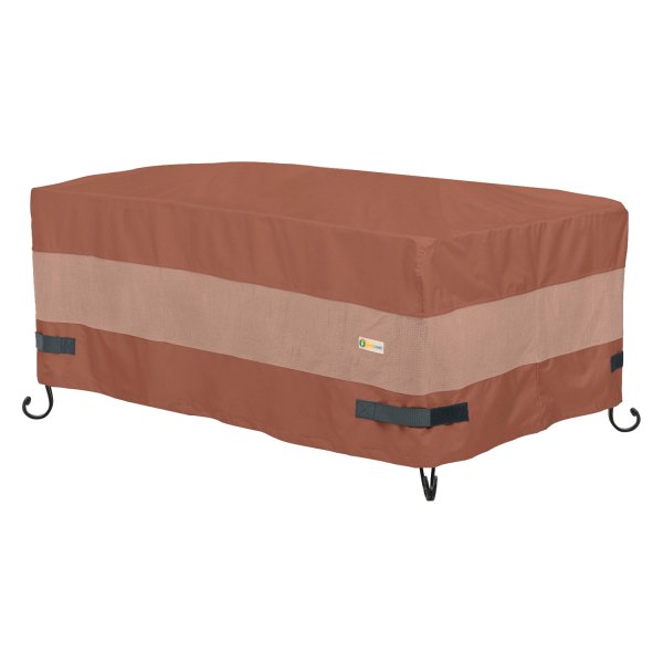 Duck Covers® - Ultimate™ Rectangular Mocha Cappuccino Fire Pit Cover (56" L x 38" W x 24" H)