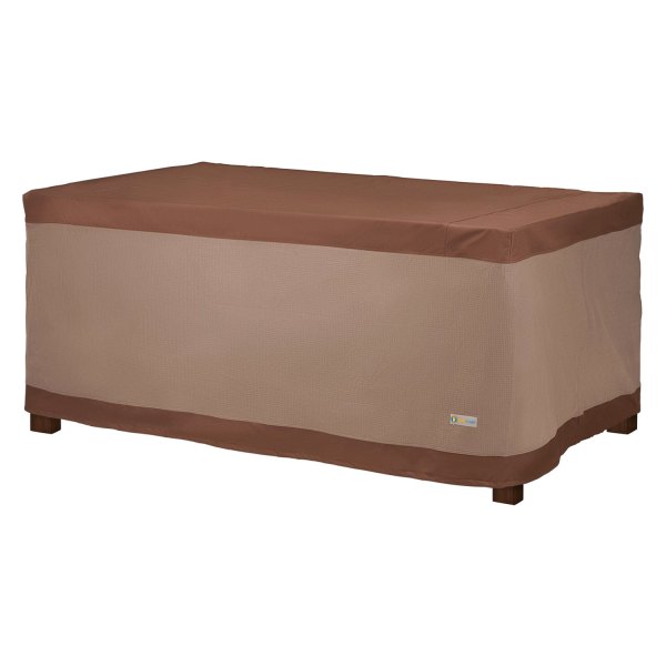 Duck Covers® - Ultimate™ Mocha Cappuccino Rectangular Patio Table Cover