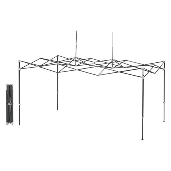 E-Z Up® - Eclipse™ 10' x 15' Steel Gray Shelter Replacement Frame