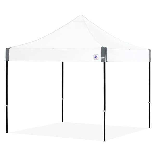 E-Z Up® - Eclipse™ 10' x 10' Black Frame Black Top Steel Shelter