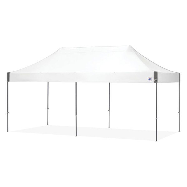 E-Z Up® - Eclipse™ 10' x 20' Steel Gray Frame Steel Gray Top Steel Shelter