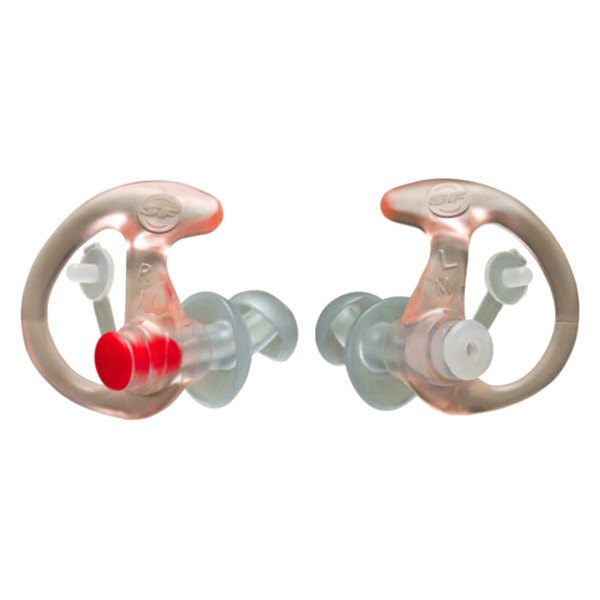 EarPro® - EP3 Sonic Defenders™ Large 24 dB Clear Passive Filtered Flanged Earplugs